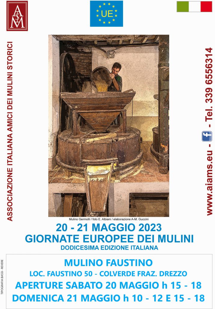 Locandina Giornata dei Mulini Europei 2023